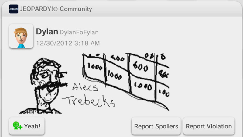 Illustration for article titled Miiverse Moments: The Many Faces of Alex Trebek